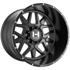 20x10 Hostile H128 Diablo Asphalt (Satin Black) Wheel 8x170 (-19mm) picture