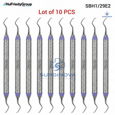 Hu-Friedy SBH1/29E2 Double End 1/2 Barnhart Dental Curette 9 EverEdge 2.0 Handle picture