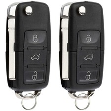 2 Replacement For 02 2003 2004 2005 Volkswagen Golf Jetta Passat Key Fob Remote picture