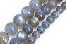 Natural Translucent Gray Labradorite Beads AAA Round Loose Beads 6/8/10/12/14MM picture