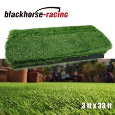 3 ft x 33 ft artificial grass, realistic fake grass deluxe synthetic turf thick picture