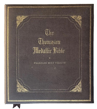The Thomason Medallic Bible Bronze Medallion Franklin Mint - 60 Coin Set picture