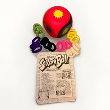 Vtg 1991 Milton Bradley Scramball Dodgeball Game - All 18 Wristbands Included picture