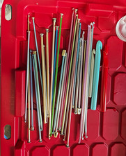 Premium Collector’s Lot – 29 Vintage Crochet Hooks & Knitting Needles–Bates/Boye picture