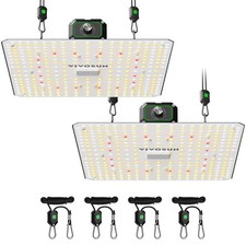 VIVOSUN 2-Pack 100W LED Grow Light Full Spectrum for 4x2FT Indoor Planting picture