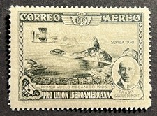 Travelstamps: 1930 Spain Air Mail Stamps Scott #C50 Mint MNH OG picture