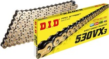 DID (530VX3G120ZB) Gold 120 Link High Performance VX Series X-Ring Chain with Co picture