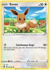 Eevee - 205/264 - Common (Near Mint) Fusion Strike - Colorless Pokémon picture
