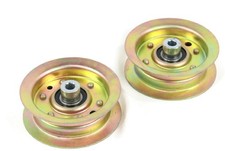 (Pack of 2) Flat Idler Pulleys for 2014 Toro TimeCutter MX 5060 74641, 74643 picture