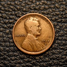 1915-S Lincoln Cent ~ VERY GOOD (VG) Condition ~ COMBINED SHIPPING picture