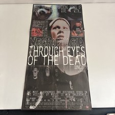 NECROPHAGIA - THROUGH THE EYES OF THE DEAD (UNCUT)  Signed Promotional POSTER picture