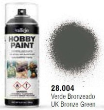 UK Bronze Green WWII AFV Solvent-Based Acrylic Paint 400ml Spray picture