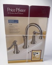 Price Pfister Ashfield 43-YPOK Satin Nickel Lavatory Sink Faucet Widespread NEW picture
