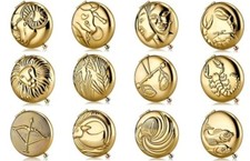 ESTEE LAUDER ZODIAC SIGN COMPACT PRESSED POWDER - 0.1 OZ CHOOSE ZODIAC SIGN picture