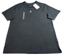 Jordan Sport Performace Shirt Men Size Large Black Short Sleeve Slim Fit New NWT picture