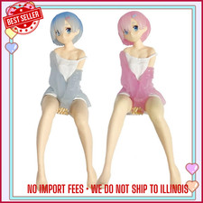 HOT 14CM Re:Zero Rem Ram Anime Figure PVC Action Model Collectible Toy No Box picture