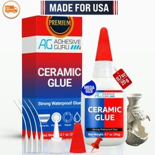 Adhesive Guru Ceramic Glue (0.7 oz) Super Glue for Pottery, Porcelain picture