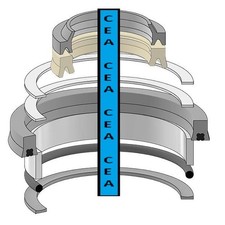 58099-31K11 Cylinder Seal Kit Fits Nissan Forklift 2 X 2.750 picture