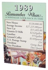 1989 Remember When A Nostalgic Look Back In Time History Magnet picture