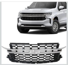 JOLONG Front Bumper Grille Trim for Chevy Tahoe/Suburban 2021-2024 , picture