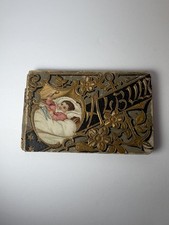 Antique 1906 German Autograph Friendship Album Shobonier Illinois Victorian picture