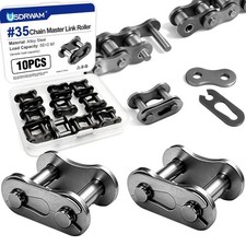10Pcs #35 Chain Master Link Roller Connector Kit picture