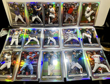 2026 Bowman Chrome RED ROOKIE Shield Refractors RC Redemption ROTY picture