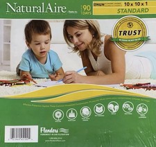 Flanders 84858 10x10x1 NaturalAire Pleated HVAC Air Filter 1 Pack Made In USA picture
