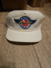 Vintage Anixter Cable TV Attack 1989 Wings Lightning Bolt Logo Snapback Hat picture