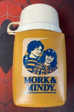 Vintage 1979 Mork and Mindy Thermos for Lunch Box picture