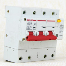 NEW DELIXI DZ47LE-125 Circuit Breaker 100A 4P picture