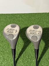 Vintage MacGregor Jack Nicklaus Metal Classic Model 1 Wood & 3 Wood R-Flex RH picture