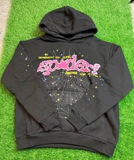 Small sp5der punk zip v2. 2026 drop from recent may drop Black and pink v2 punk  picture
