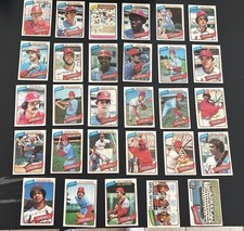 1980 Topps ST LOUIS CARDINALS TEAM Set of 29 LOU BROCK Ted SIMMONS Hernandez picture