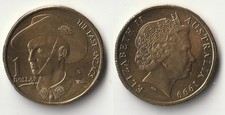 1999 C Australia 1 dollar coin Anzacs picture