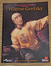 1999 WAYNE GRETZKY JERSEY RETIREMENT PROGRAM EDMONTON OILERS ￼HONOR ON 10/1/99 picture