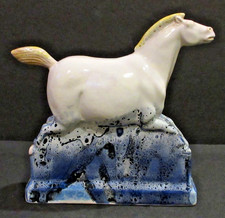 VINTAGE Tony Bennett Handmade Independent Studio Art Pottery Horse Sculpture UK picture
