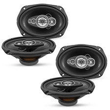 5Core 6x9 Car Speaker Audio 4Pcs 800W 4Ohm 4 Way Coaxial Speaker w Tweeter picture