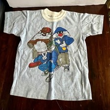 VTG 1993 Looney Tunes Hip-Hop Gangster Tee Youth Medium picture