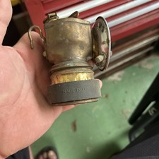 Vintage Carbide Brass Miners Headlamp Made by Shanklin Mfg. Co. picture