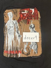 Death Human Vintage 1991 Tour Shirt XL picture