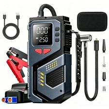 8000A Car Jump Starter With Air Compressor Pack Booster Jumper Power Bank picture