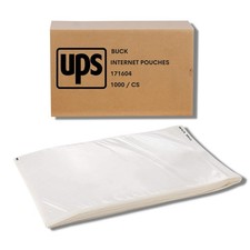 1,000 UPS Shipping Label Pouches 6.5” x 10” Self Adhesive Packing Slip Sleeve picture