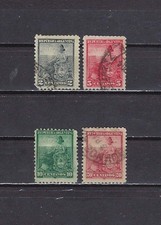 ARGENTINA , 1899/1903 , ALLEGORY , SET OF 4 STAMPS , PERF , USED picture