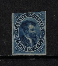 Canada #7 Mint Fine Unused (No Gum) **With Certificate** picture