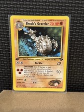 2000 Pokémon Gym Challenge - 1st Edition - Brock’s Graveler 34/132 - Ungraded picture