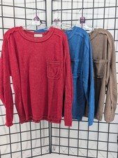 Zenana Brushed Ribbed Hacci Round Neck Sweater Super Soft HT-2221A picture