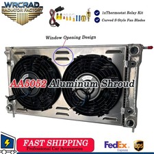 Radiator&Shroud Fan For 80-92 VolksWagen GOLF SCIROCCO GTI MK1 MK2 1.6L 1.8L MT picture