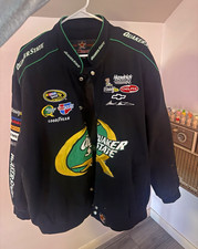 Vintage JH Design Mark Martin Hendrick Motorsports NASCAR Jacket 3XL Black picture