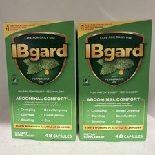 IBgard for Irritable Bowel Syndrome 48 Capsules Each ( 2 Packs) Exp 01/2028 picture